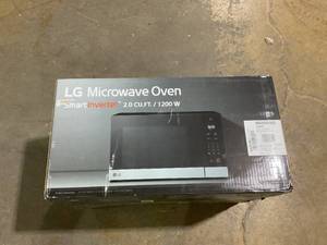 lot 21 image: LG - 2.0 Cu. Ft. Countertop Microwave with Sensor Cooking and Smart Inverter - Stainless Steel