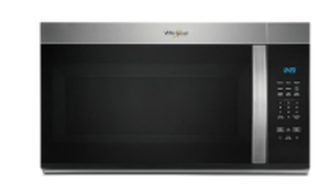 lot 25 image: Whirlpool Over-the-Range Microwave Oven, Model WMMS3130RS02