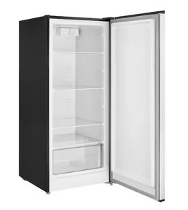 lot 47 image: Vissani 7.1 cu. ft. Manual Defrost Convertible Upright Freezer in Stainless Steel Look