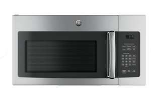 lot 93 image: GE 30 Inch Wide 1.6 Cu. Ft. 950 Watt Over the Range Microwave