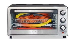 lot 441 image: Hamilton Beach Sure-Crisp Air Fryer Toaster Oven Black