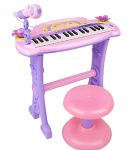 lot 446 image: Electronic Symphonic Piano  Key Board Organ � Educational Musical Toy with Mp3 Plug-in Option  Sing-Along Microphone