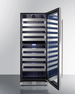 lot 90 image: Summit SWCP2116 24 Glass Door Wine Refrigerator, Dual Temperature, 116 Bottles