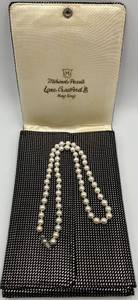 lot 11N image: Mikimoto Cultured Pearl Necklace with Case