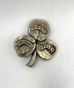 lot 69N image: 1st Minnesota Volunteer Infantry Regiment Clover Badge Pin