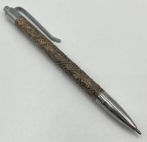 lot 132N image: Silverolex Tribes of Israel Sterling Ballpoint Pen