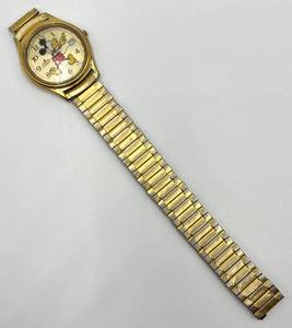 lot 146N image: Lorus Quartz Mickey Mouse Wristwatch Gold-Tone