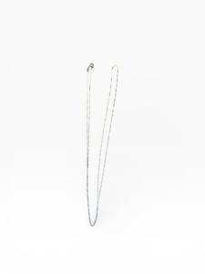 lot 153 image: Sterling Silver Chain Necklace 34-Inch Long - 925 Hallmark - Unisex Jewelry