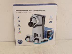 lot 9 image: NEW P5 COOLING STAND WITH CONTROLLER CHARGER