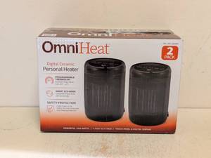 lot 27 image: OMNIHEAT DIGITAL CERAMIC PERSONAL HEATER