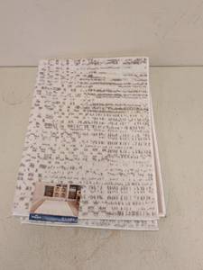 lot 162 image: NEW MOHAWK AREA RUG IVORY BEIGE 30x45