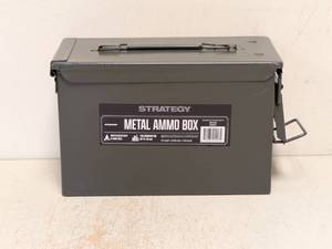 lot 141 image: STRATEGY METAL AMMO BOX
