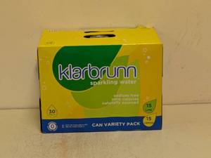 lot 192 image: KLARBRUNN SPARKLING WATER VARIETY 29 PACK