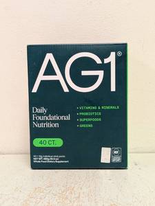 lot 193 image: AG1 DIETARY SUPPLEMENT 40CT