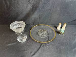 lot 14 image: Eclectic Collection of Glassware and Decorative Table Items