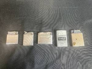 lot 105 image: Collection of 5 Vintage Table Lighters Including Penguin and Scotch  - untested