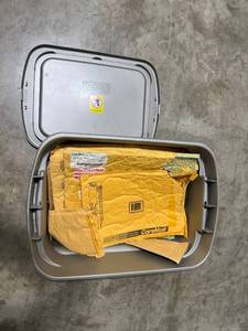 lot 121 image: Large Tote Full of Bubble Mailers and Padded Envelopes