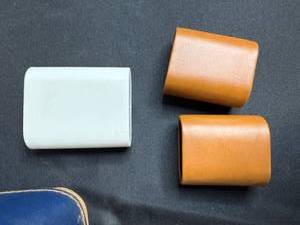 lot 154 image: Vintage Assortment 2 Domino Sets, Johnny Lightning Car, Crochet Doilies, Handkerchiefs, Mini Suitcases