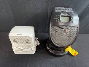 lot 185 image: Holmes Personal Fan and Digital Space Heater Set