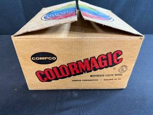lot 192 image: Compco Colormagic Motorized Color Wheel in Original Box