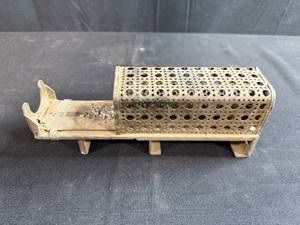 lot 193 image: Vintage Metal Live Trap with Perforated Cage