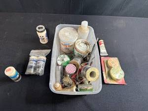 lot 203 image: Collection of Soldering Flux, Paste, and Solder Wire with Accessories - quantities unverified