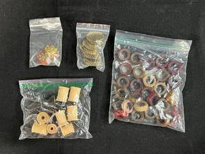 lot 228 image: Assorted Vintage Sewing and Jewelry Craft Supplies