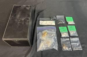 lot 276 image: Jewelry Making and Supplies Lot with Storage Box and ImpressArt Tool