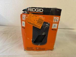 lot 56 image: SSS. Ridgid ShopVac Filter