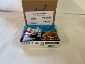lot 58 image: SSS. (Last Ones)6x 7oz Boxes Daves Killer Bread Trail Crumble Bars