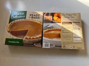 lot 113 image: CC. 2x Marie Pumpkins Pies