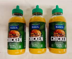 lot 358 image: 6x 12oz Hidden Valley Chicken Secret Sauce