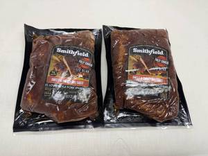 lot 122 image: 2x 12 Slab St. Louis Style Spareribs(fully cooked)-Sweet & Smoky BBQ Sauce