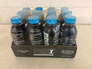 lot 171 image: 12x 16.90z PrimeX Blue (Cherry Freeze-per Google Search)