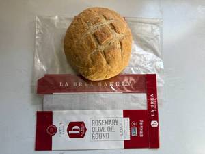 lot 105 image: EE. 6x Rosemary Olive Oil 6 Round Loaf