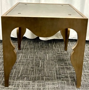 lot 98 image: Indonesia Coffee Table with Curved Cutout Legs