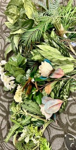 lot 451 image: 28 piece Artificial Houseplant & Foliage Assortment