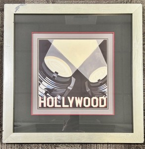 lot 204 image: Hollywood Framed Film Reel Art Print