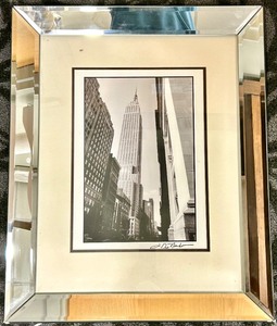 lot 280 image: Empire State Building Cityscape Photo - Framed Print Signed