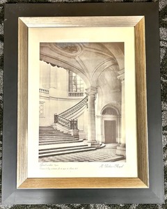 lot 283 image: Le Palais-Royal Grand Escalier - Framed Architectural Photograph