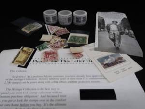 lot 17 image: 3  UNOPENED ROLLS OF FOREVER STAMPS PLUS COLLECTIBLE STAMPS