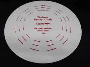 lot 15A image: NEW BETHANY PASTRY CLOTH AND BOARD