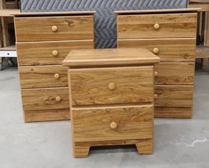 lot 67 image: HICKORY BEDROOM DRESSERS