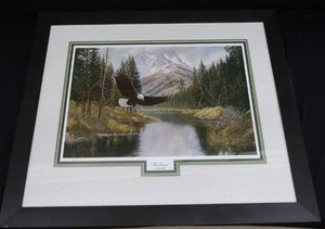 lot 71 image: FRAMED, MATTED, NUMBERED PRINT