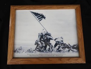 lot 74 image: FRAMED AND MATTED PATRIOTIC PRINTS