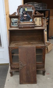 lot 1A image: ANTIQUE PETITE SECRETARY