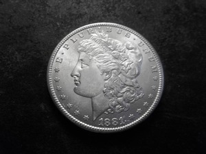 lot 6 image: 1881 S Morgan Silver Dollar