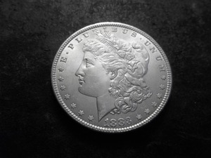 lot 9 image: 1883 Morgan Silver Dollar