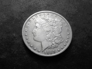 lot 14 image: 1888 O  HOT LIPS Morgan Silver Dollar