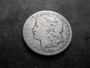 lot 23 image: 1892 CC Morgan Silver Dollar